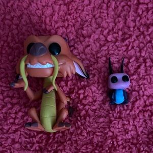 Colorful Dragon and Bug Figurine Set